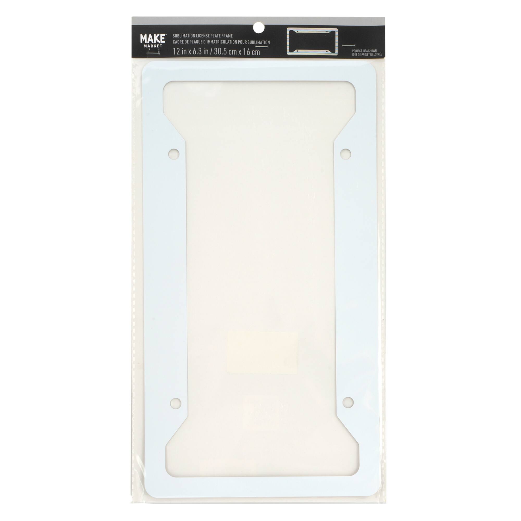 12 Pack: Sublimation License Plate Frame by Make Market®